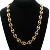 Gucci Puff 14K Yellow Gold Hollow Link Chain Mens Womens Necklace 30” 34.5G