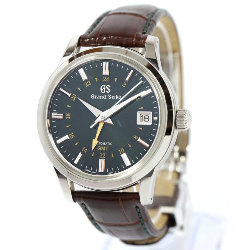 Grand Seiko Elegance Collection GMT Group Toge SBGM241 39MM Green Warranty Card