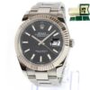 2022 Rolex Datejust 126334 41MM Black Fluted Oyster Box Papers