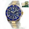 2021 Rolex Submariner Date Bluesy 126613LB 41MM 18K Yg Two-Tone Box Papers