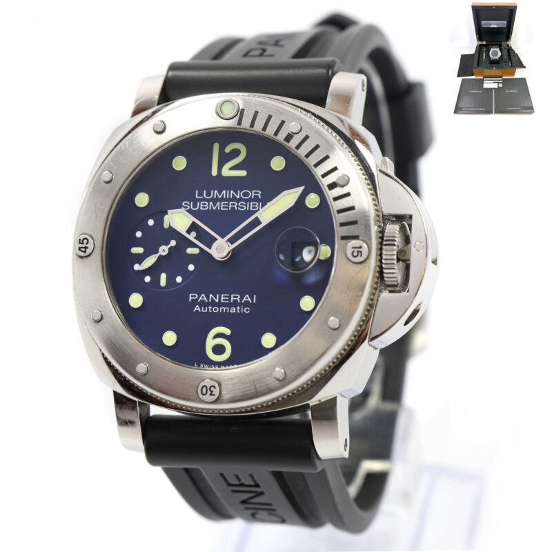 Panerai Luminor Submersible Acciaio PAM00731 44MM Blue Dial Box Papers