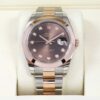 New 2025 Rolex Datejust 126301 41MM Chocolate Diamond Two-Tone Oyster Box Papers