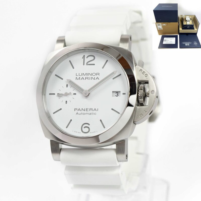 2024 Panerai Luminor Quaranta PAM01371 40MM White Dial Box Papers