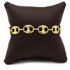 Puffed Mariner Guccipuff Hollow Link Chain 14K Yellow Gold Men’s Unisex Bracelet