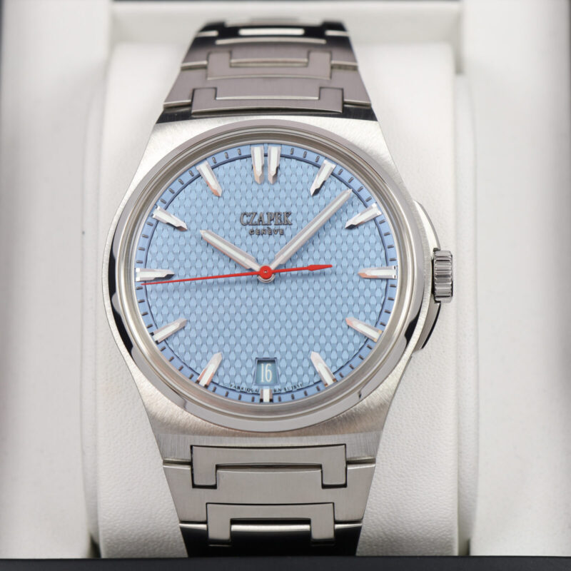 New 2024 Antarctique Passage De Drake Glacier Blue 40.5MM Box Papers