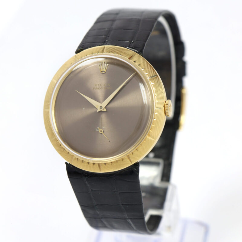 Rolex Precision Disco Volante 9522 18K Yellow Gold 36MM Tropical Brown Dial