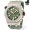 Audemars Piguet Royal Oak Offshore Diver 15720ST 42MM Khaki Green Box Papers