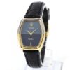 1976 Ladies Rolex Cellini Hexagonal 4106 18K Yellow Gold Two-Tone Blue Dial