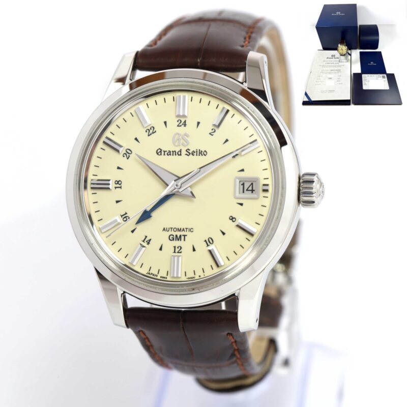 New 2025 Grand Seiko Elegance Collection SBGM221 39.5MM Tan Steel Box Papers