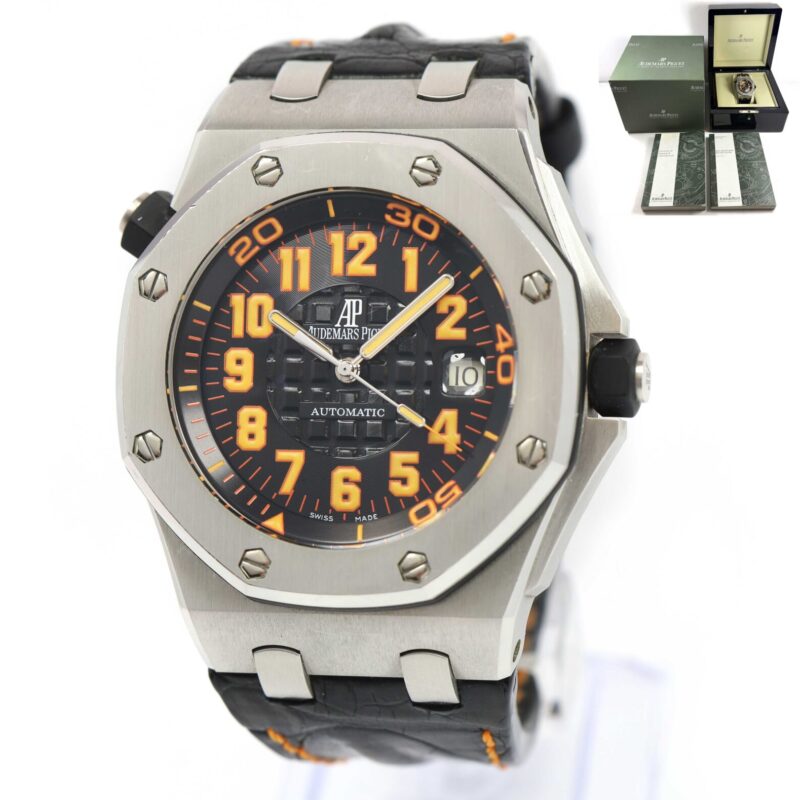 Audemars Piguet Royal Oak Offshore Scuba Diver 15701ST 42MM Orange Box Papers
