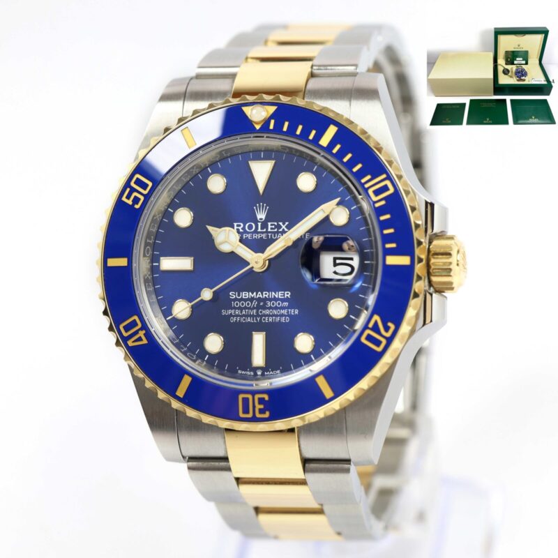 2024 Rolex Submariner Date Bluesy 126613LB 41MM 18K Yg Two-Tone B/p
