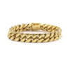 Solid Heavy Cuban Link Chain Men’s Bracelet 18K Yellow Gold 113.3 Grams 7.75”