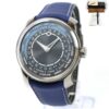Ming World Timer 29.01 40MM Blue Dial Titanium Box Papers