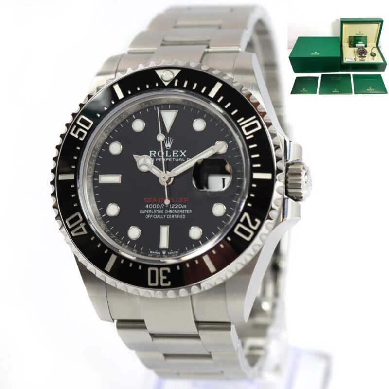 2025 Rolex Sea-Dweller Red Letter 126600 43MM Black Dial Steel Box Papers