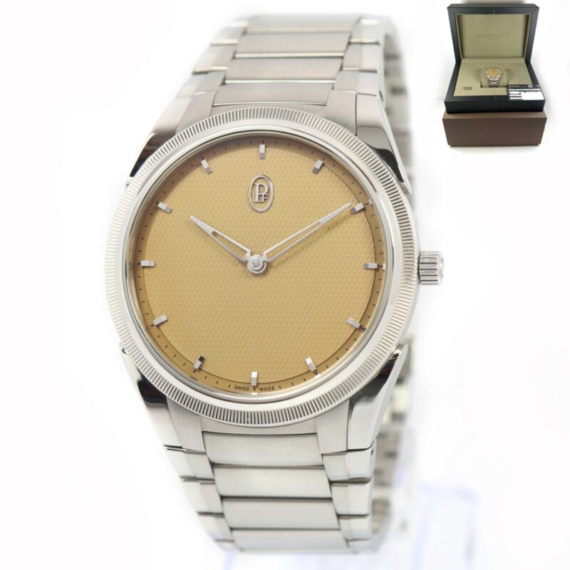 Parmigiani Fleurier Tonda PFC914 40MM Golden Siena Dial Steel Box Papers