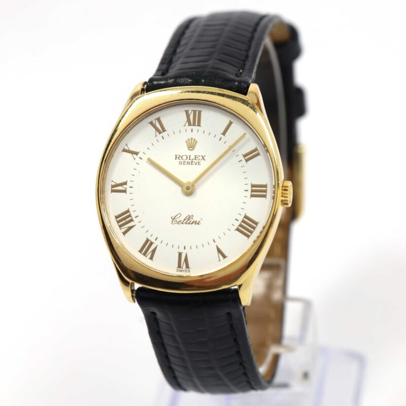 1995 Rolex Cellini 4133 31MM White Dial 18K Yellow Gold W-Serial