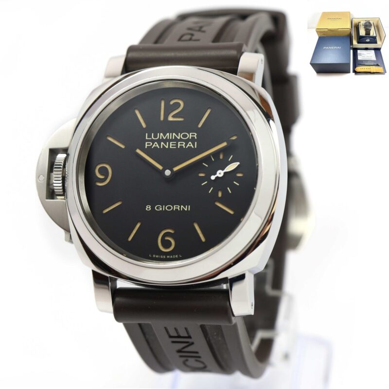 2024 Panerai Luminor Marina Destro Otto Giorni PAM01655 44MM Black Box Papers