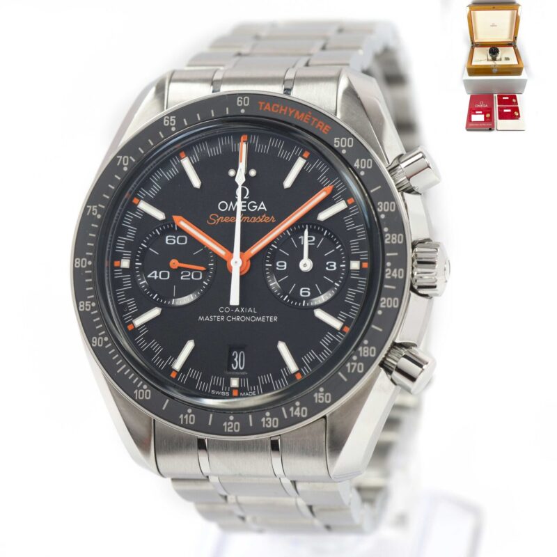 Omega Speedmaster Racing Master 329.30.44.51.01.002 44MM Black Box Papers
