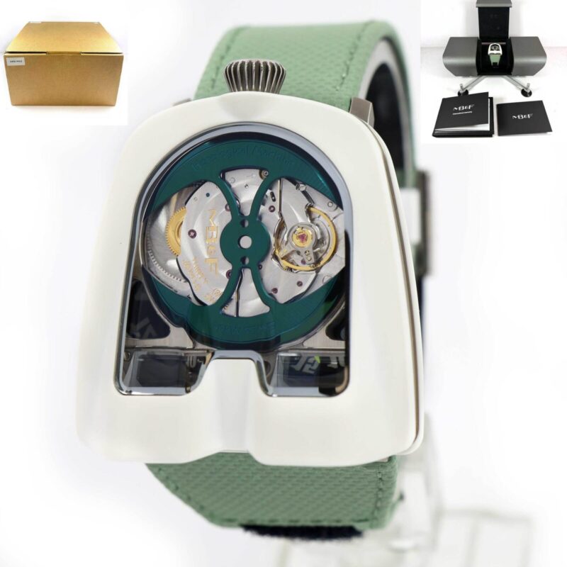 New Mb&f Horological Machine N8 Mark 2 82.TL.W 41.5MM Titanium Box Papers