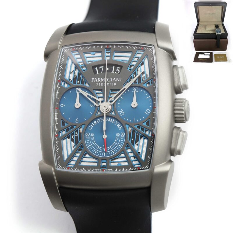 Parmigiani Fleurier Kalpa Kalpagraphe PFC193 48MM Blue Titanium B/p 2025 Service