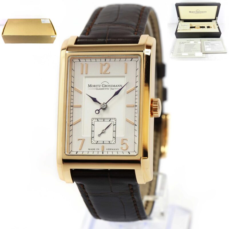 Moritz Grossmann Corner Stone Mg-002145 46.6X 29.5MM Silver 18K Rg Box Papers