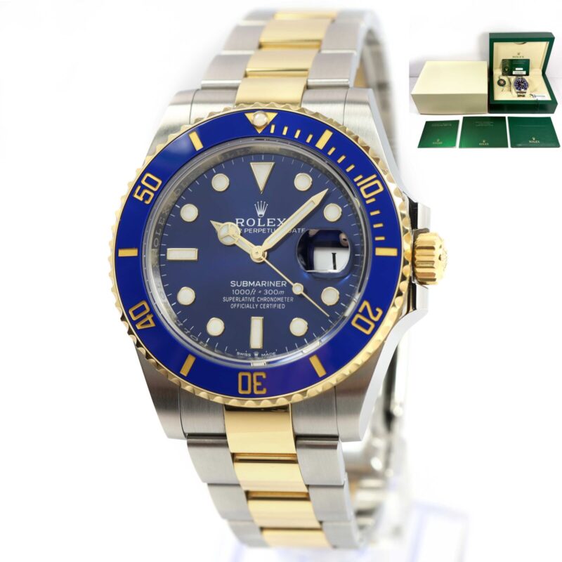 2024 Rolex Submariner Date Bluesy 126613LB 41MM 18K Yg Two-Tone B/p