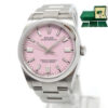 New 2025 Rolex Oyster Perpetual 36 126000 36MM Candy Pink Steel Box Papers
