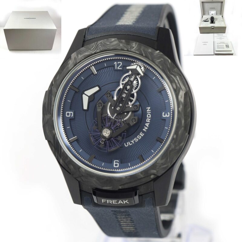 2024 Ulysse Nardin Freak One 2403-500-3A 44MM Navy Blue Titanium Box Papers