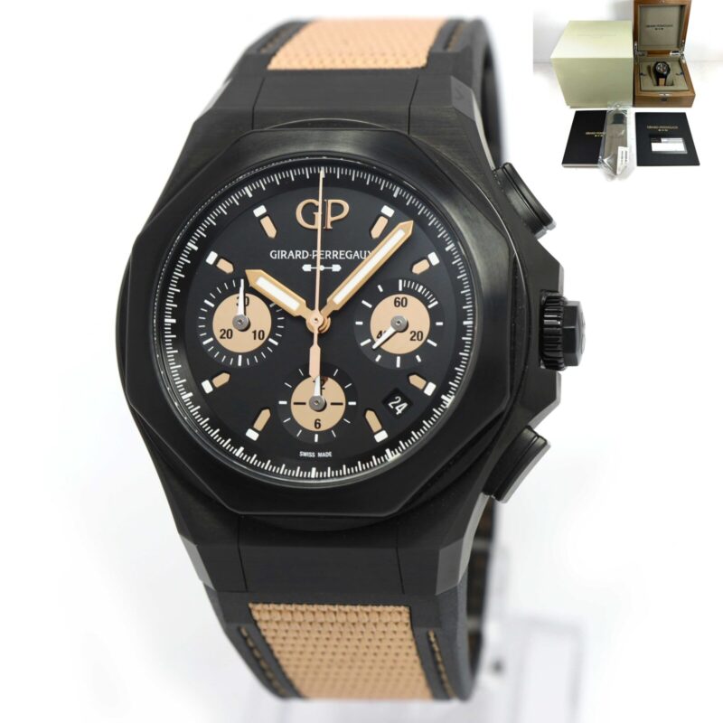 Girard Perregaux Laureato Absolute Gold Fever 81060 44MM Titanium Box Papers