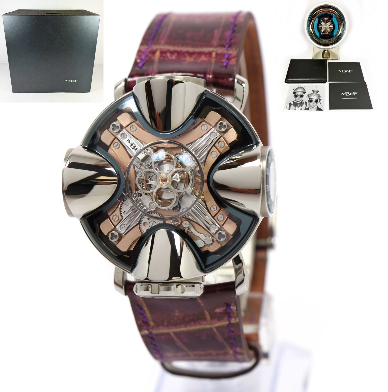 2024 Mb&f HM11 Architect Titanium Rose Gold Box Papers Limited To 25
