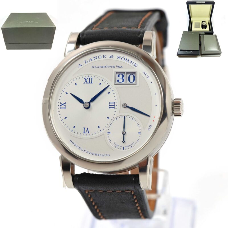 A. Lange & Söhne Lange 1 25TH Anniversary 191.066 38.5MM 18K Wg Box Papers