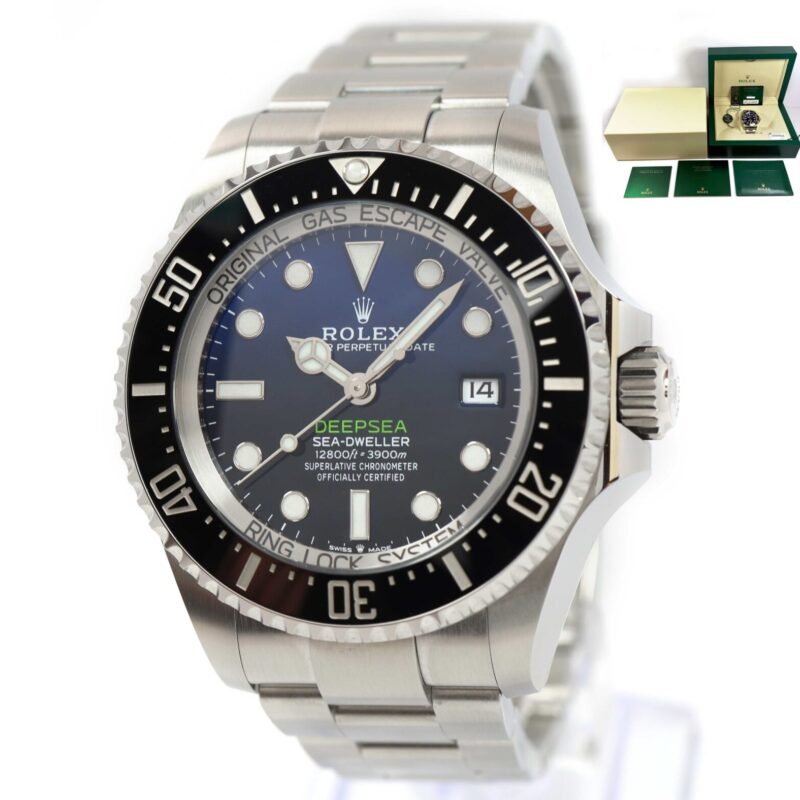 2023 Rolex Sea-Dweller Deepsea James Cameron 136660 44MM Blue Box Papers