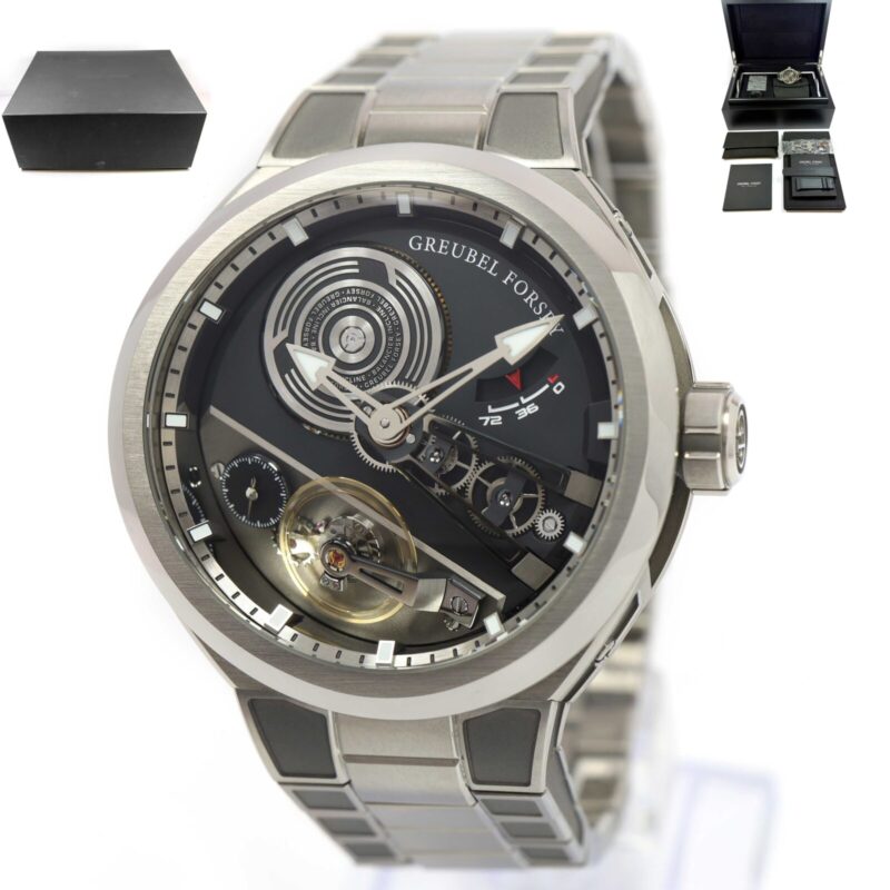 New Greubel Forsey Balancier Convexe S2 GF09XV P01104 42.5MM Black Titanium B/p