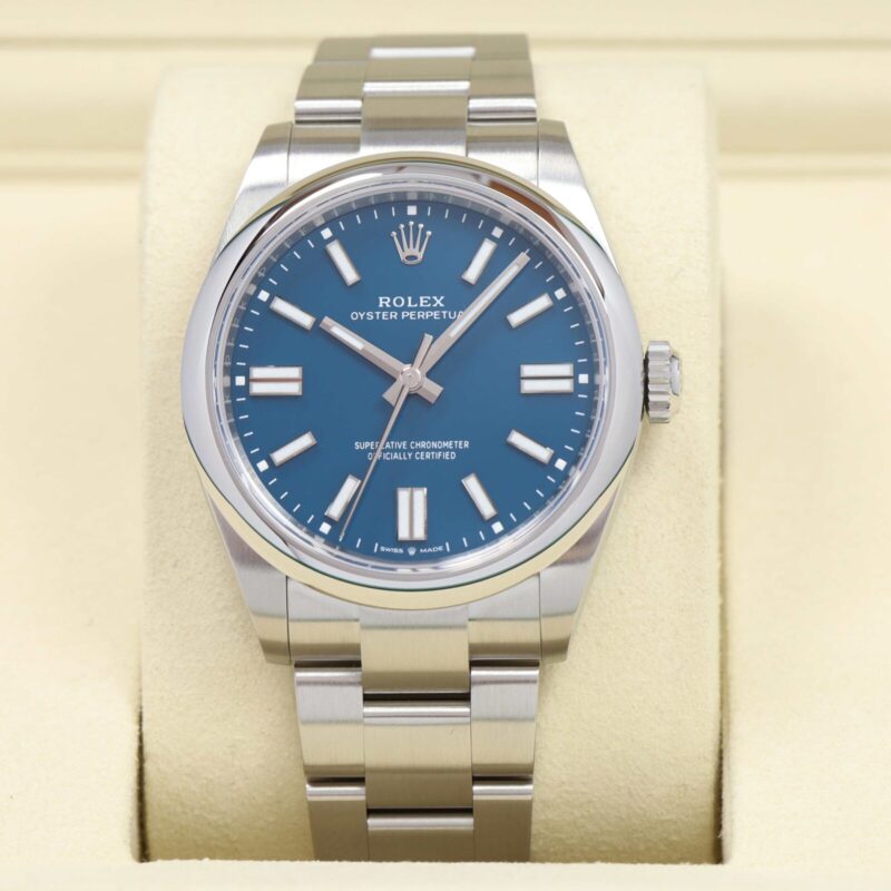 New 2026 Rolex Oyster Perpetual 134300 41MM Med Blue Dial Box Papers