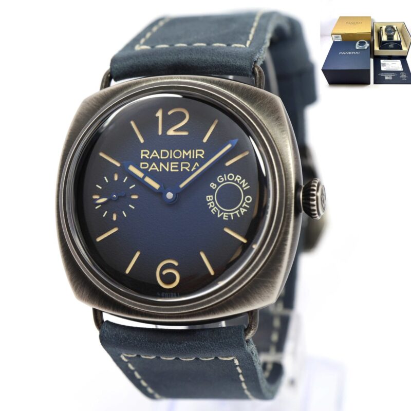 Panerai Radiomir Otto Giorni Boutique Exclusive PAM01348 45MM Blue Box Papers