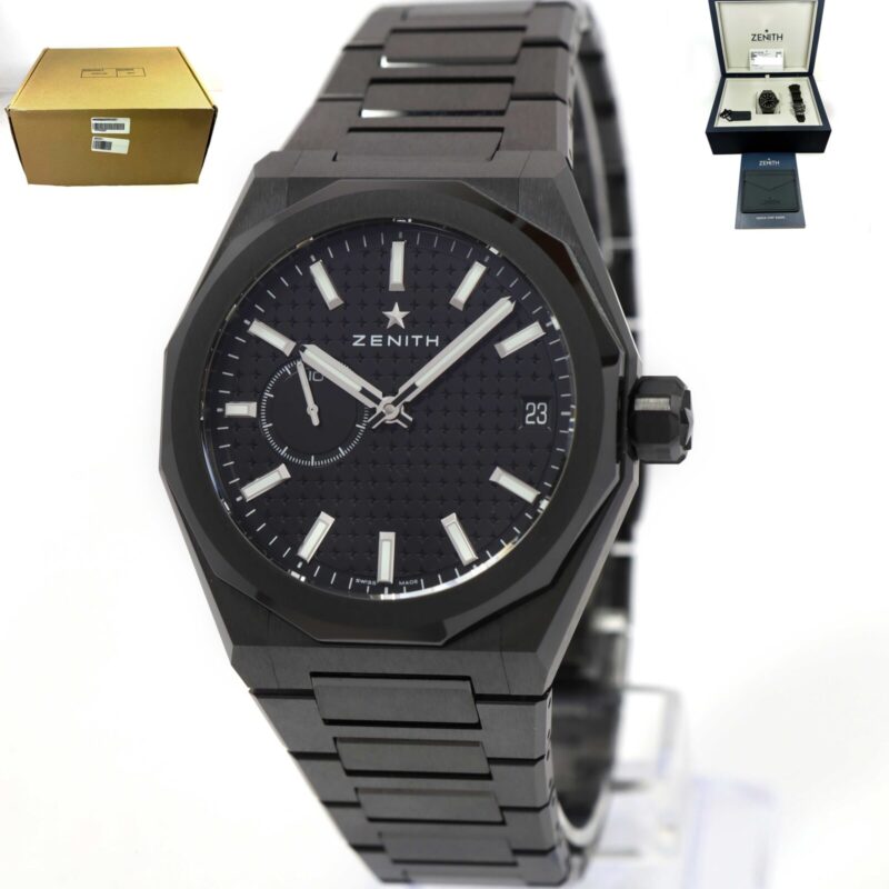 New Zenith Defy Skyline 49.9300.3620/21.I001 41MM Black Ceramic Box Papers