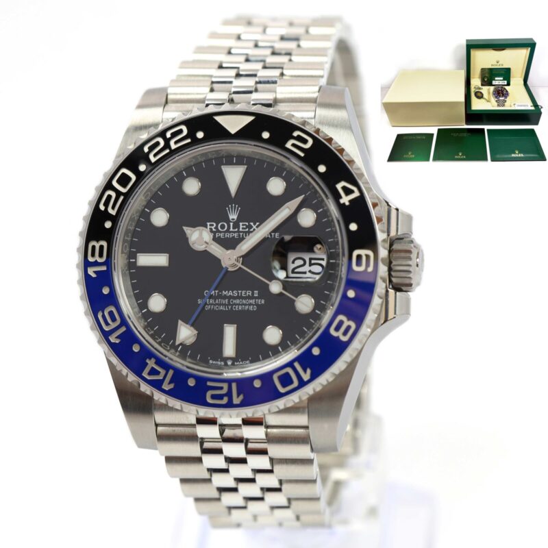 2024 Rolex GMT-Master II Batgirl 126710BLNR 40MM Jubilee Box Papers