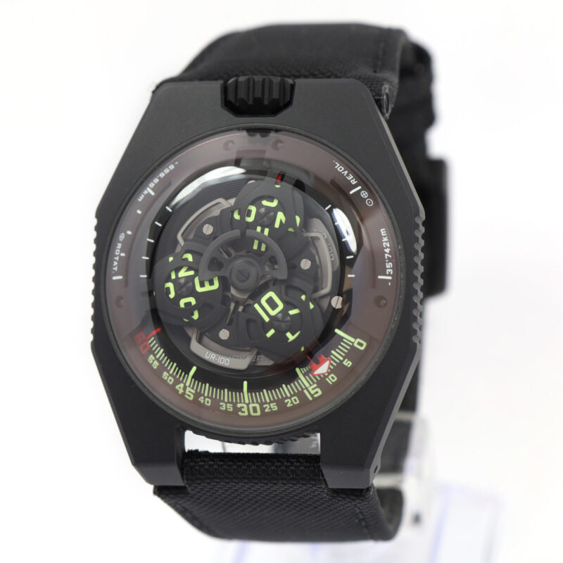 Urwerk Ur-100 41MM Black Dial Titanium