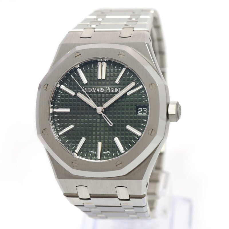 Mint Audemars Piguet Royal Oak 15510ST Green Dial 41MM Stainless Steel