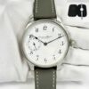 1912 IWC Schaffhausen Pocket Watch Conversion 47MM White Dial Stainless Steel