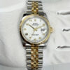2010 Rolex Datejust 116233 36MM White Dial 18K Yg Two-Tone Box Papers