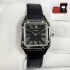 2025 Cartier Santos Dumont WSSA0046 31MM Black Stainless Steel Box Papers