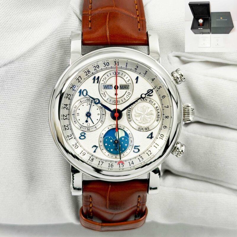 2023 Christiaan V.d. Klaauw CKAR3335 40MM Silver Stainless Steel Box Papers