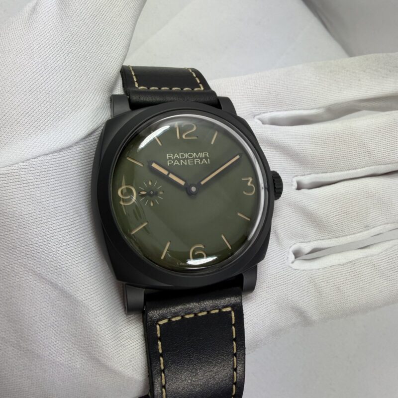 2020 Panerai Radiomir 1940 3 Days PAM00997 48MM Green Dial Ceramic Box Papers