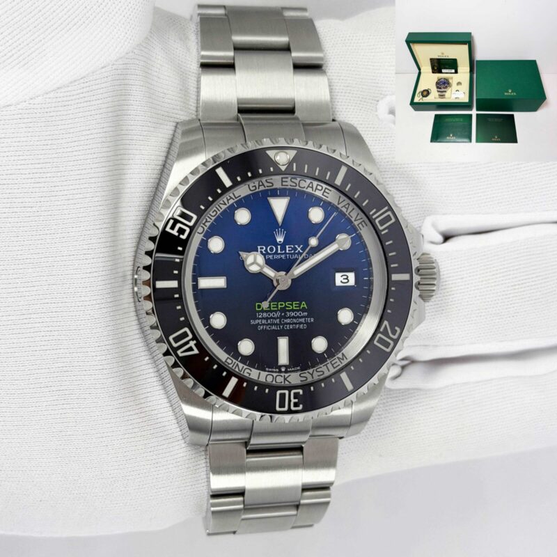 2025 Rolex Sea-Dweller Deepsea James Cameron 136660 44MM Blue Steel Box Papers