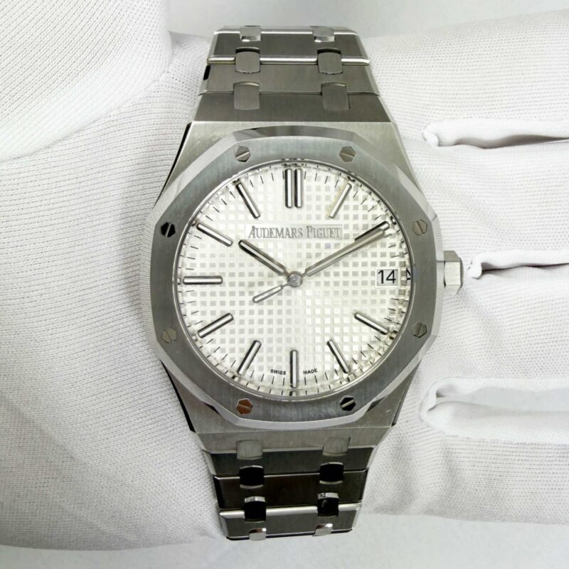 2022 Audemars Piguet Royal Oak 50TH Anniversary 15510ST 41MM White Box Papers