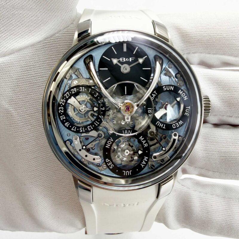 2025 New Mb&f Legacy Machine Perpetual Evo Blue 07.TR.BU 44MM Titanium Box Papers