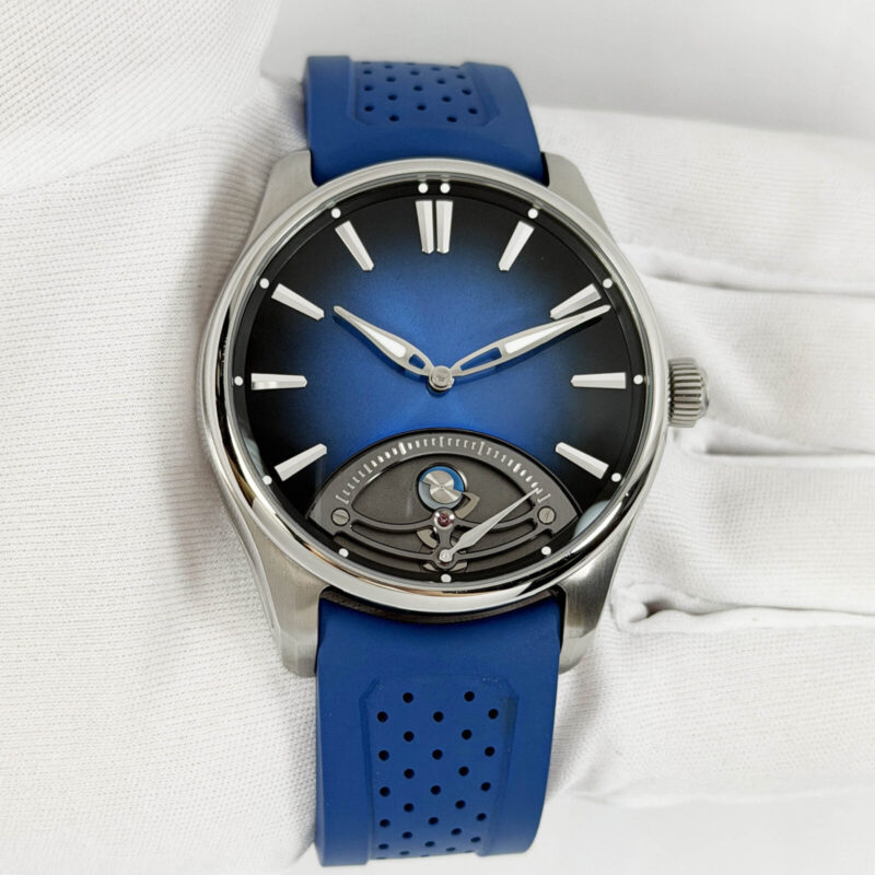 2025 H.moser & Cie. Pioneer Retrograde Seconds 3250-1200 42MM Blue Box Papers