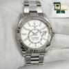2021 Rolex Sky-Dweller 326934 42MM White Dial Steel Box Papers