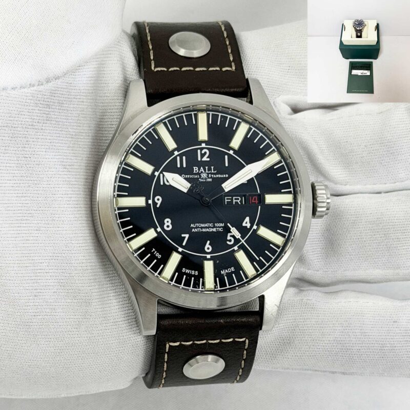 2011 Ball Engineer Master II Aviator NM1080C 45MM Black Stainless Steel B/p